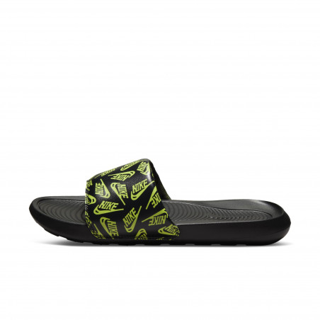 Sandales Nike Victori One noir vert