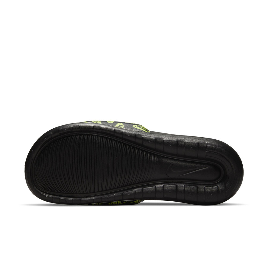 Sandales Nike Victori One noir vert
