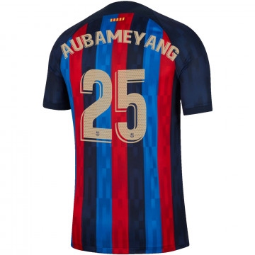 Maillot Aubameyang FC Barcelone domicile 2022/23