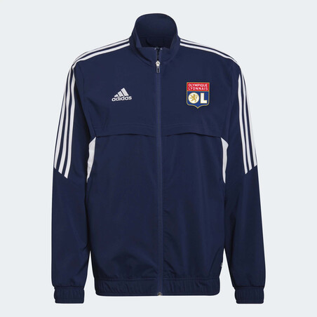 Veste survêtement OL woven bleu blanc 2022/23