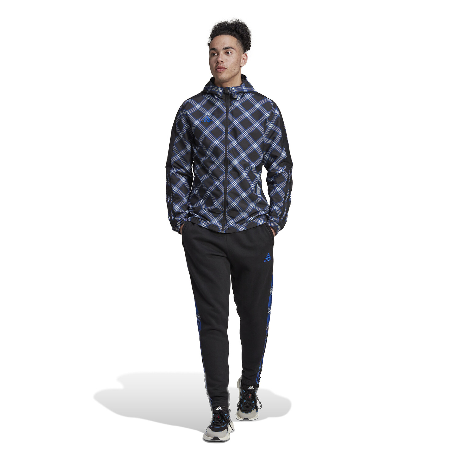 pantalon survetement adidas bleu