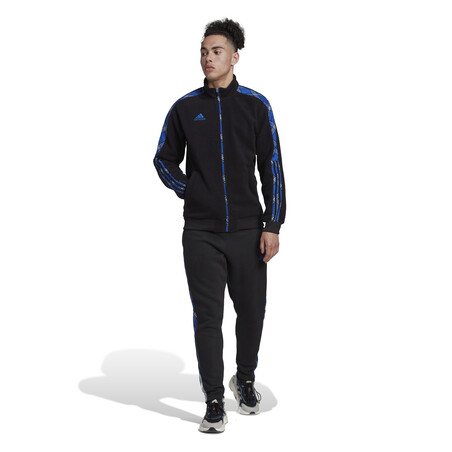 Veste survêtement adidas Tiro FL noir bleu