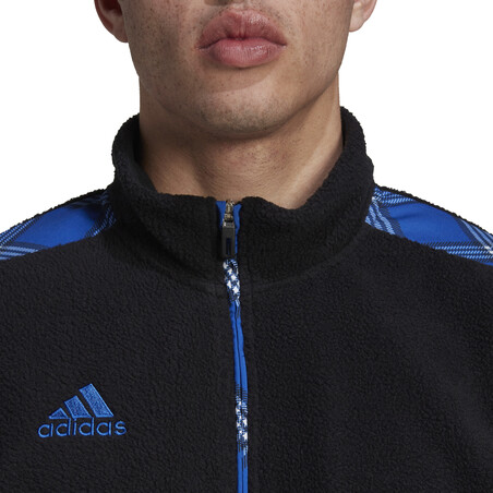 Veste survêtement adidas Tiro FL noir bleu