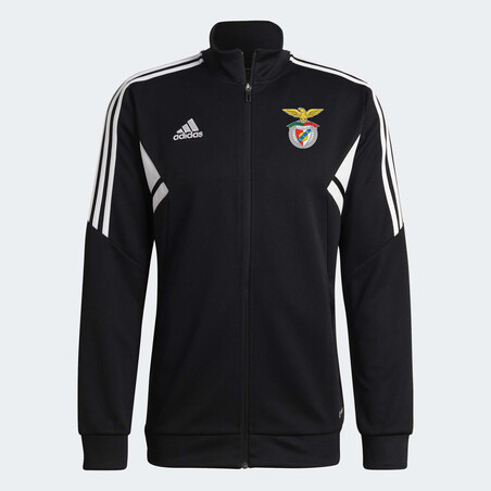 Veste survêtement Benfica noir blanc 2022/23