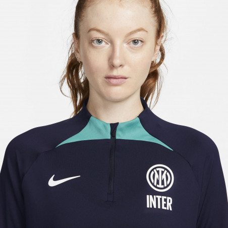 Sweat zippé Inter Milan bleu vert 2022/23