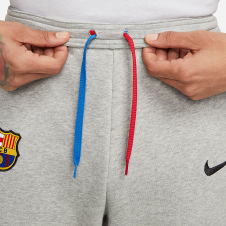 Pantalon survêtement FC Barcelone GFA Fleece gris 2022/23