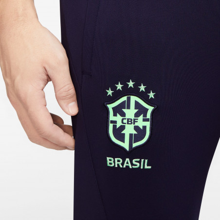 Pantalon survêtement Brésil Strike noir bleu 2022