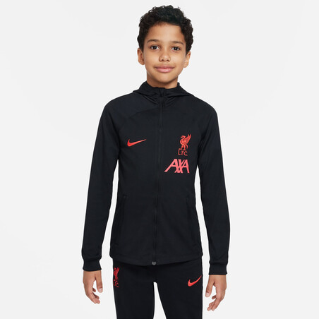 Ensemble survêtement junior Liverpool Strike noir rouge 2022/23