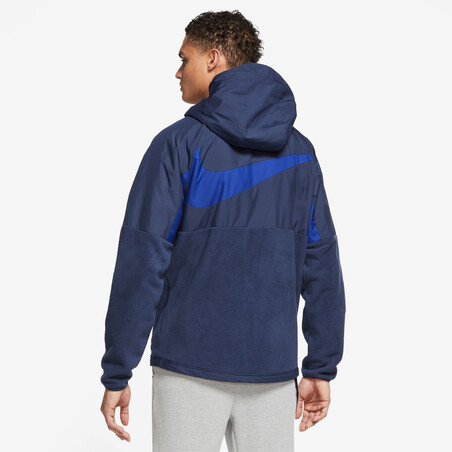 Veste survêtement PSG Winterized bleu 2022/23