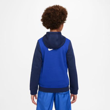 Veste survêtement junior PSG Fleece bleu foncé 2022/23