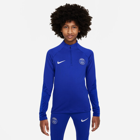 Sweat zippé junior PSG bleu blanc 2022/23