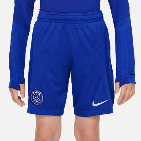 Short entraînement junior PSG Strike bleu blanc 2022/23