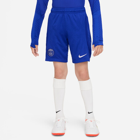 Short entraînement junior PSG Strike bleu blanc 2022/23
