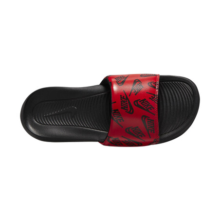 Sandales Nike Victori One Slide rouge noir