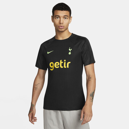Maillot entraînement Tottenham Strike noir jaune 2022/23