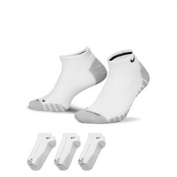 Pack 3 paires socquettes Nike Max Cush blanc