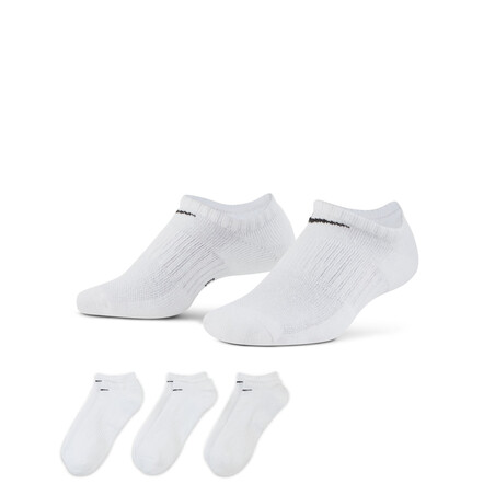 Pack 3 paires socquettes Nike Everyday Cush blanc