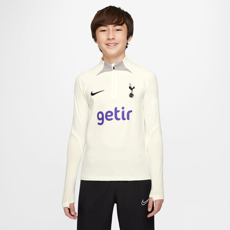 Sweat zippé junior Tottenham Strike blanc 2022/23