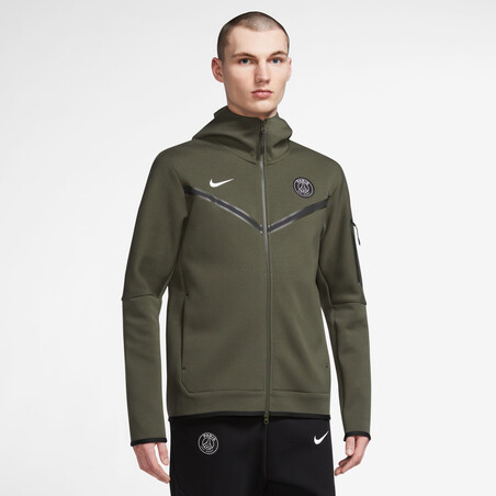 Veste survêtement PSG TechFleece vert 2022/23