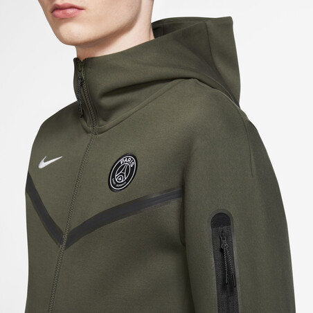 Veste survêtement PSG TechFleece vert 2022/23