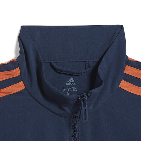Ensemble survêtement enfant Manchester United bleu orange 2022/23
