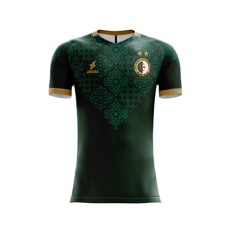 Maillot foot vert et noir deals