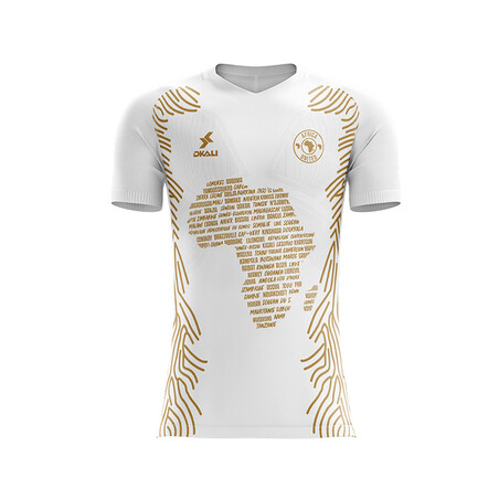 Maillot Dkali Africa blanc 2022