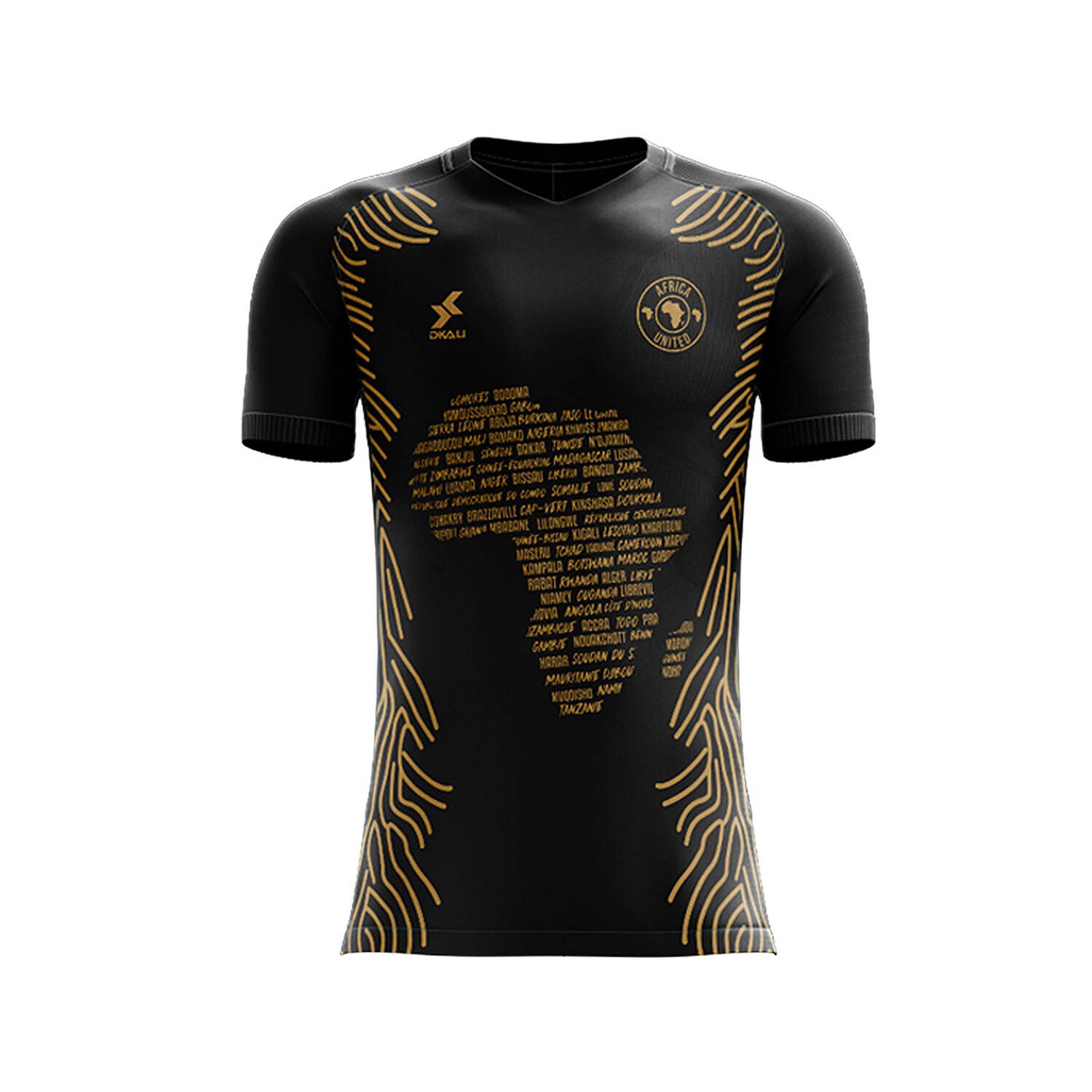 Maillot Dkali Algérie noir 2022/23