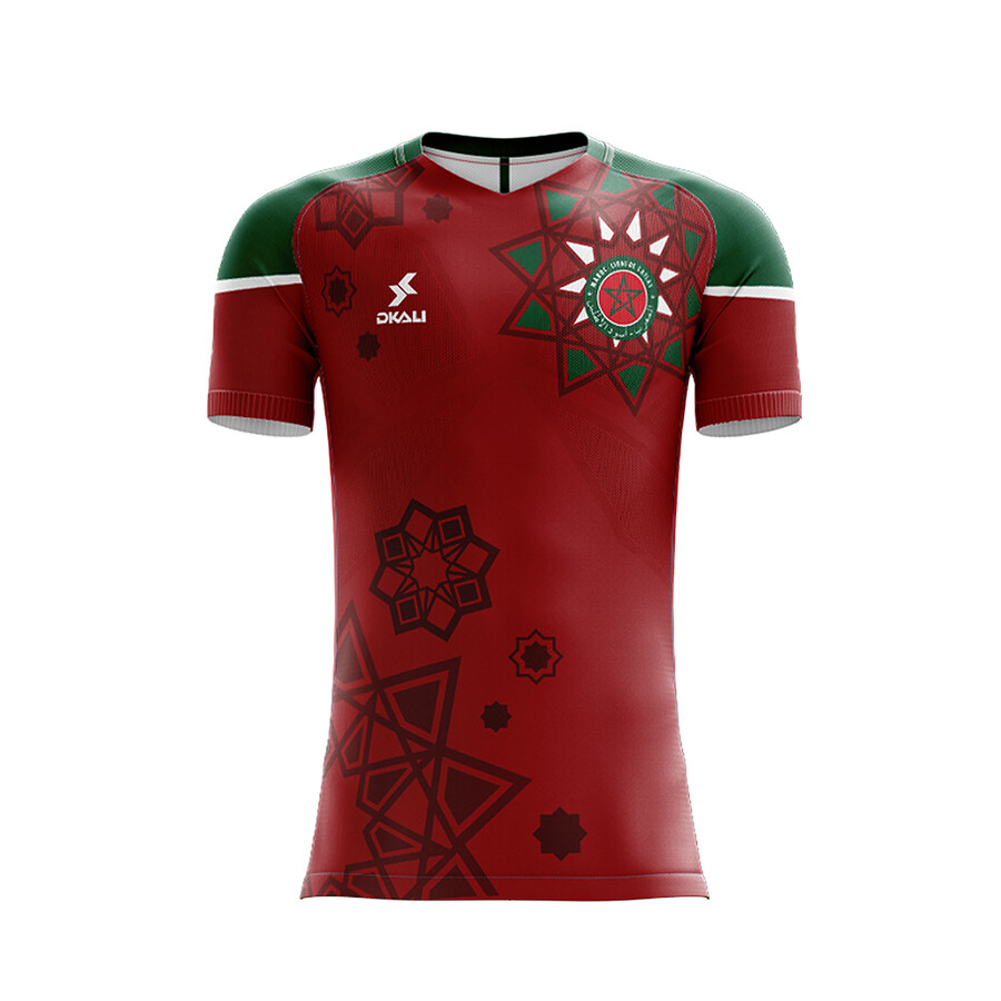 Maillot Dkali Maroc rouge 2022