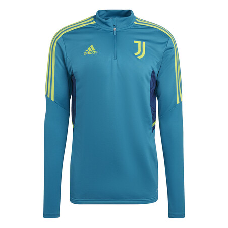 Sweat zippé Juventus bleu vert 2022/23