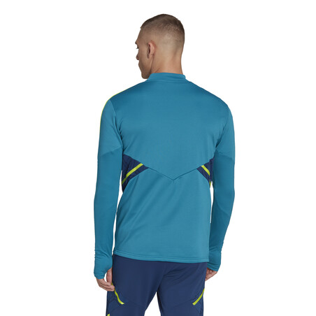 Sweat zippé Juventus bleu vert 2022/23