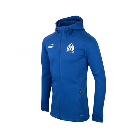 Veste survêtement OM Casual bleu 2022/23