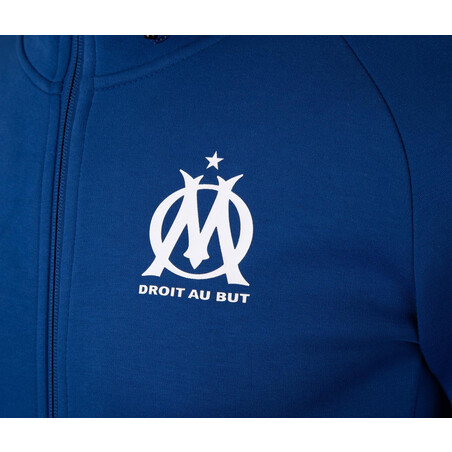 Veste survêtement OM Casual bleu 2022/23
