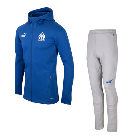 Ensemble survêtement OM Casual bleu gris 2022/23