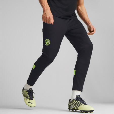 Pantalon survêtement Manchester City noir jaune 2022/23
