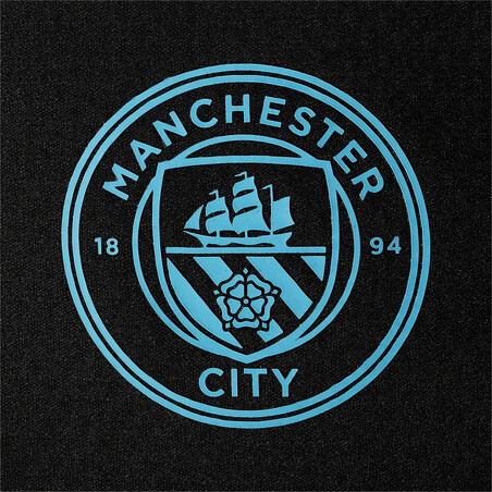 Sweat zippé Manchester City noir jaune 2022/23