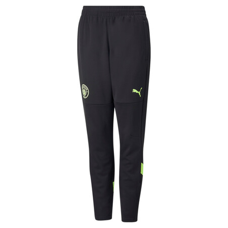 Pantalon survêtement junior Manchester City noir jaune 2022/23