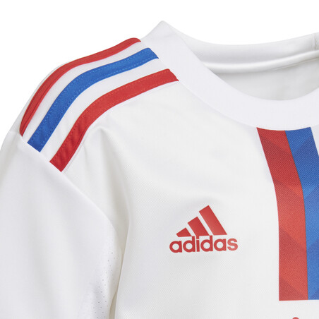 Maillot de football OL domicile blanc enfant - Adidas