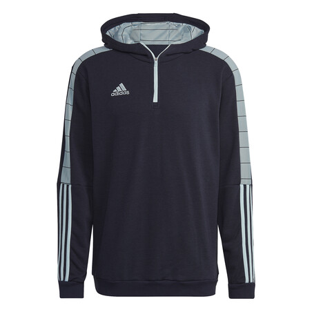 Sweat à capuche adidas Tiro bleu