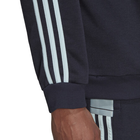 Sweat à capuche adidas bleu ciel sur