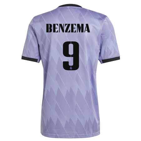 Maillot Benzema Real Madrid extérieur 2022/23