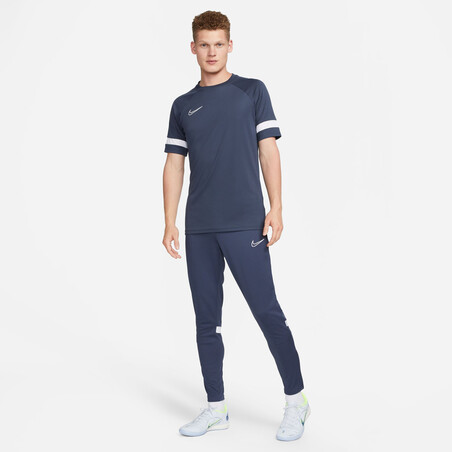 Pantalon survêtement Nike Academy bleu blanc