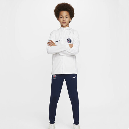 Ensemble survêtement junior PSG blanc bleu 2022/23