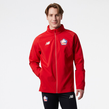 Veste imperméable LOSC rouge 2022/23