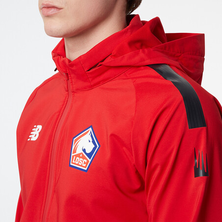 Veste imperméable LOSC rouge 2022/23