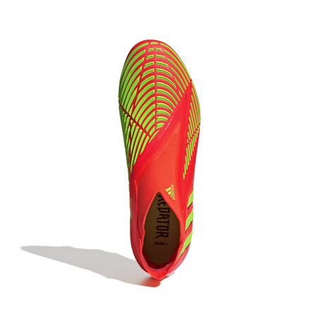 adidas Predator Edge+ montante FG rouge jaune