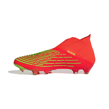 adidas Predator Edge+ montante FG rouge jaune