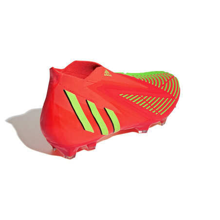 adidas Predator Edge+ montante FG rouge jaune