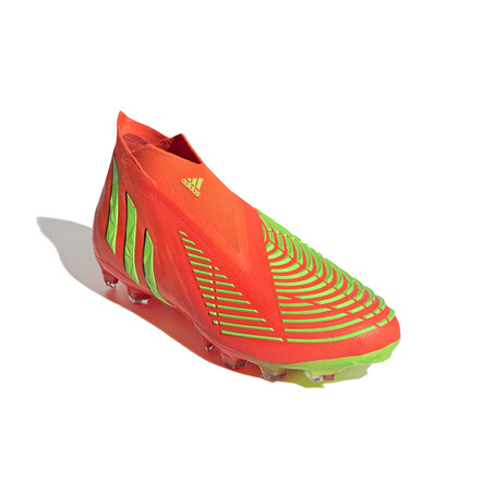 adidas Predator Edge+ montante AG rouge jaune