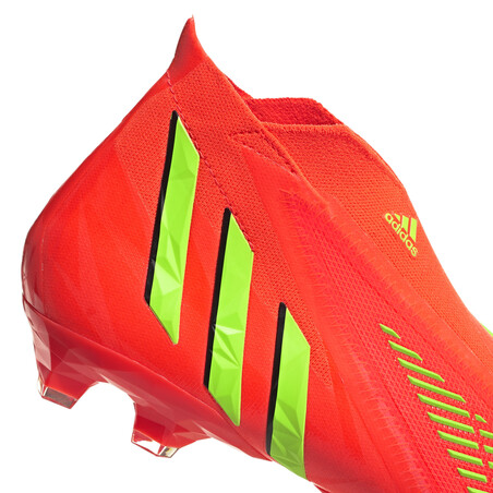 adidas Predator Edge+ montante AG rouge jaune